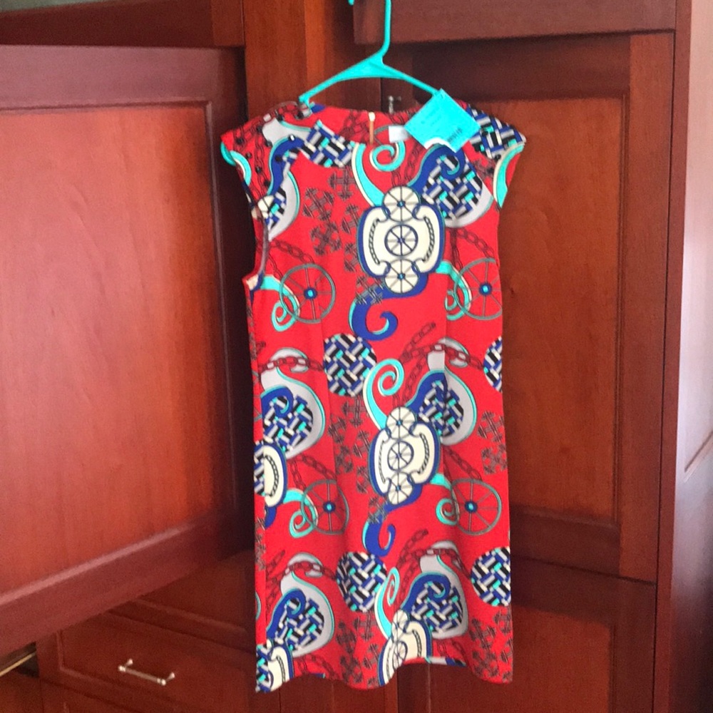 Tracy Negoshian Dress NWT sz S Red design